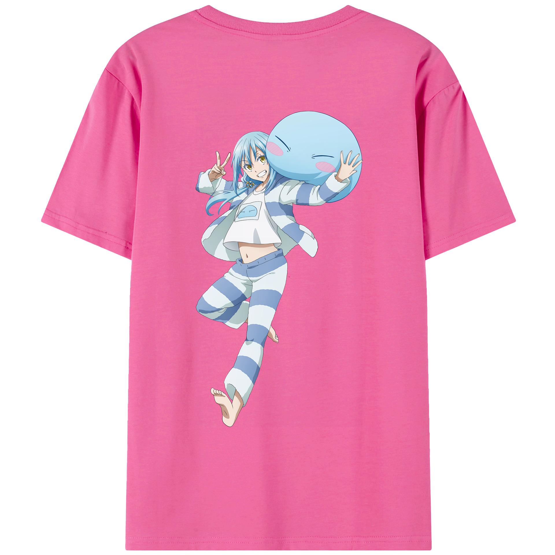 （画像用） 転スラ Regarding Reincarnated to Slime レディース半袖Tシャツ(バックプリント)